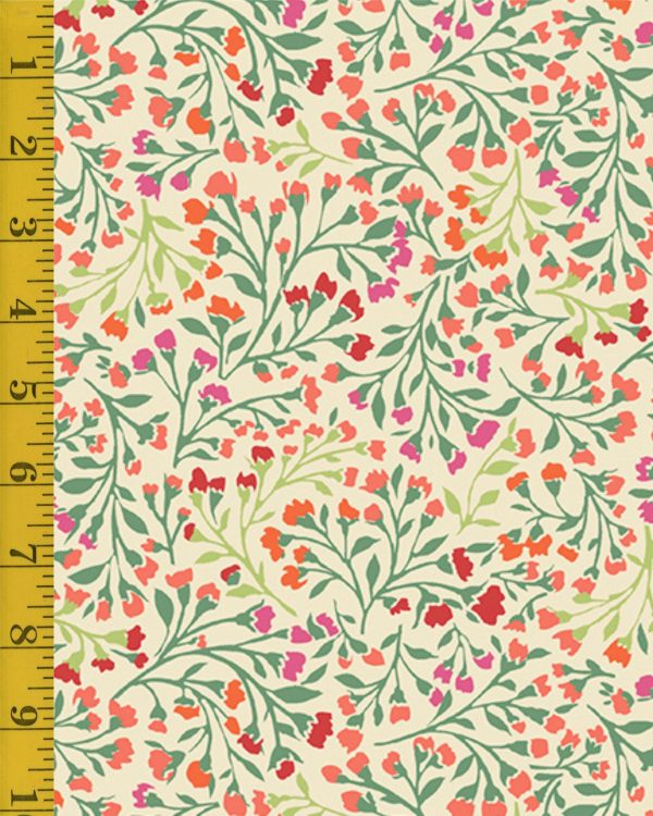 Andover Fabrics Poppies: Meadow - Cream #25-1279