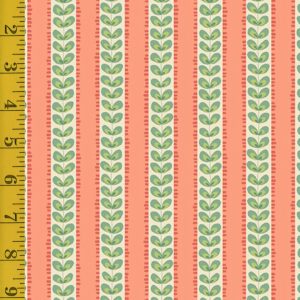 Andover Fabrics Poppies: Furrows - Orange #25-1291