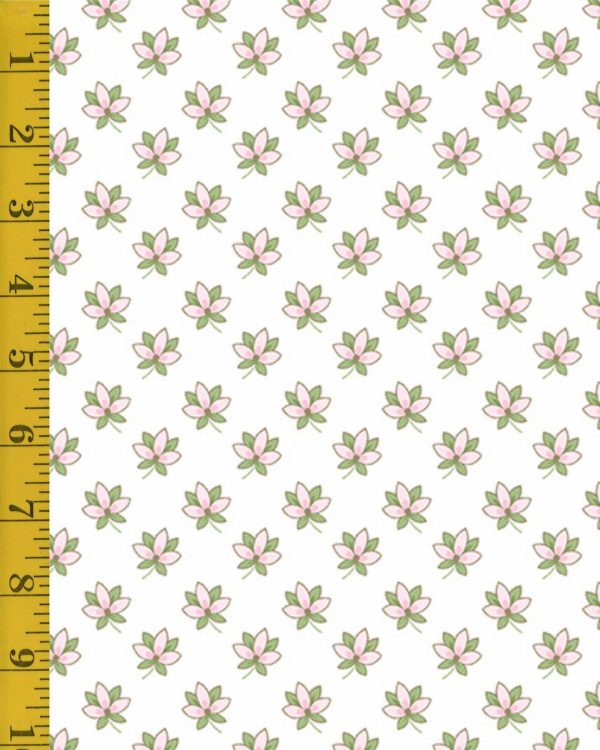Andover Fabrics Magnolia: Sprig - Light Pink #25-1301