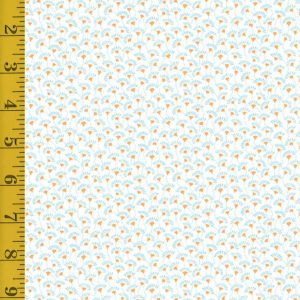 Andover Fabrics Magnolia: Fan Flower - Light Blue #25-1306
