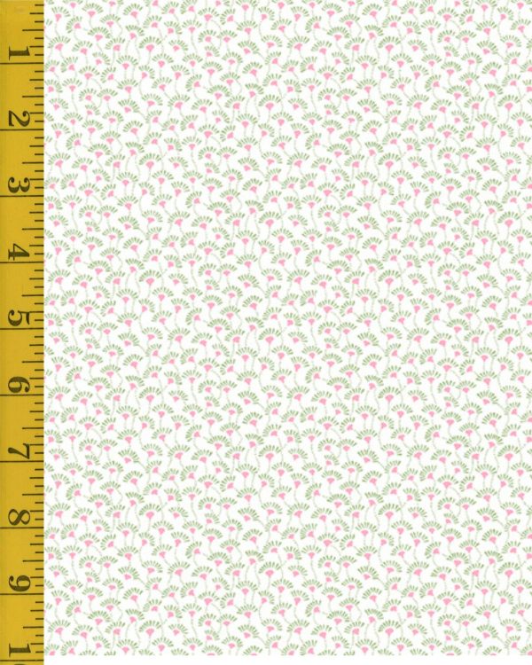 Andover Fabrics Magnolia: Fan Flower - Light Pink #25-1307