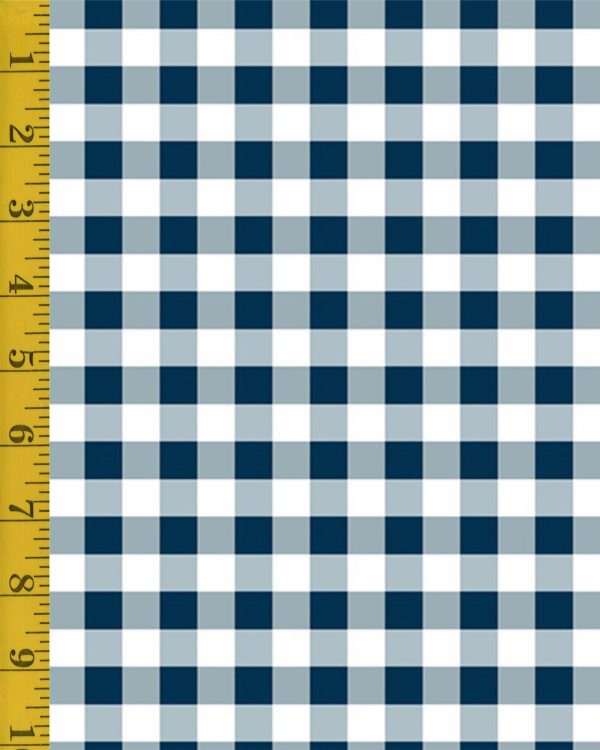 Andover Fabrics Magnolia: Check - Blue #25-1308