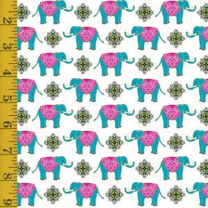 Benartex: Return to Hope: Small Wonder - White/Multi #25-4671