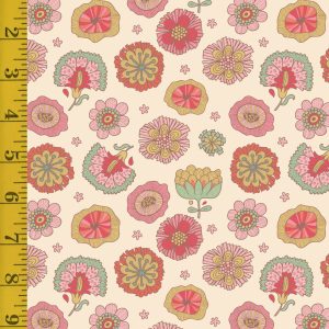 Benartex: Bird Song: Happy Flower - Rose #25-4679
