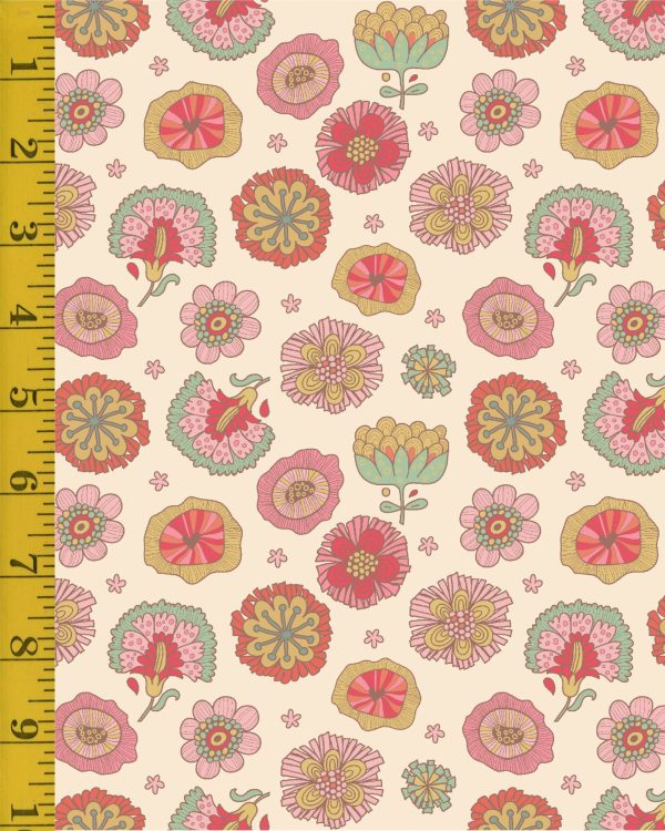 Benartex: Bird Song: Happy Flower - Rose #25-4679