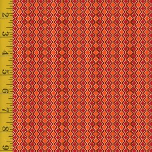 Benartex: Peacock Symphony: Geo Symphony - Orange #25-4691