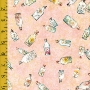 Qt Fabrics Grace & Charm: Bottle Toss - Light Salmon #25-6476