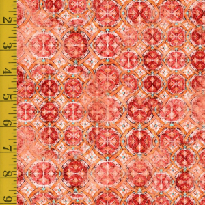 Qt Fabrics Grace & Charm: Set Tonal Medallion - Cinnamon #25-6482