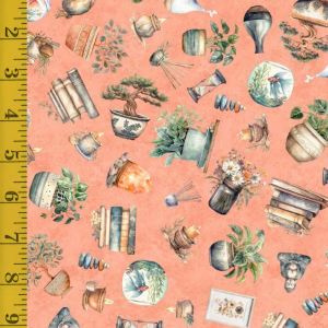 Qt Fabrics Home Sweet Home: Home Décor - Salmon #25-6496