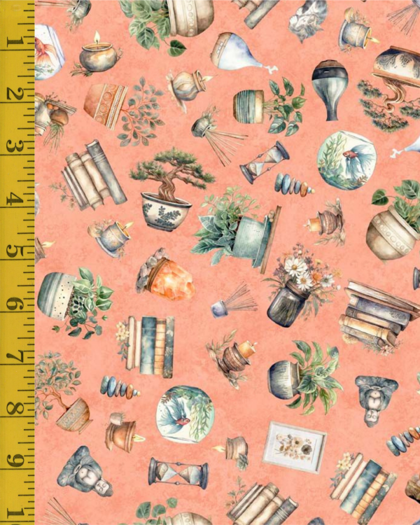 Qt Fabrics Home Sweet Home: Home Décor - Salmon #25-6496