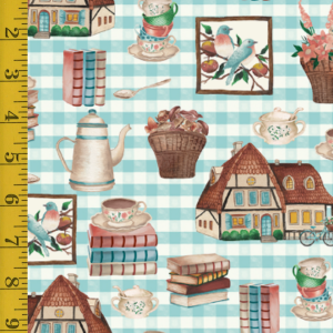 Blank Quilting Rural Fantasy - Lt. Blue #25-8204