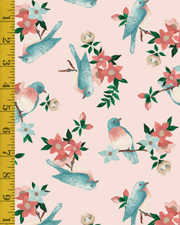Blank Quilting Rural Fantasy - Lt. Pink #25-8206