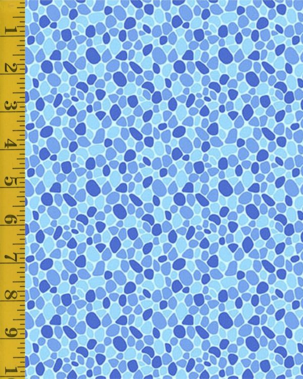 Andover Fabrics Thousand Steps: Pebbles - Aegean #25-1353
