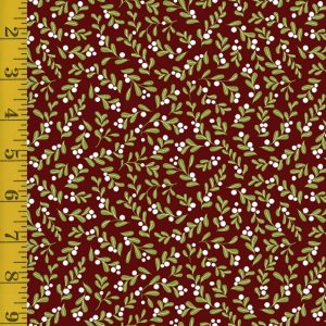 Benartex: Crossroads Berry - Flannel Red Ben-25-4713