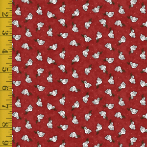 Henry Glass: Two By Two - Dove, Red glass-25-1106