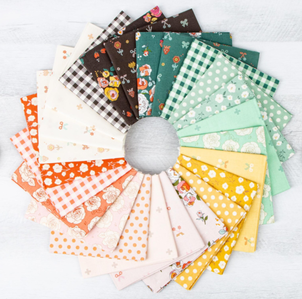 Riley Blake Designs: Sunsetridge 2.5 Inch Rolie Polie, 40 pcs - Riley-25-8497