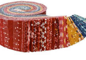 Riley Blake Designs: Americana 2.5 Inch Rolie Polie, 40 pcs - Riley-25-8501