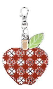 Riley Blake Designs: Lori Holt Autumn Enamel Happy Charm Apple - riley-25-8515