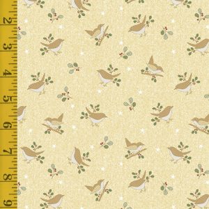 Benartex ABC's: Bird & Sprig - Yellow #25-4729