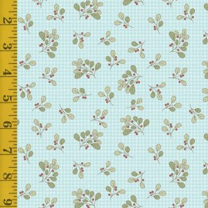 Benartex ABC's: Bird & Sprig - Turquoise #25-4730