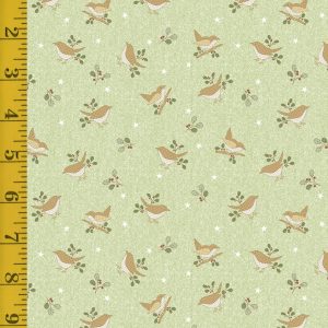 Benartex ABC's: Bird & Sprig - Green #25-4736