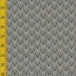 Andover Fabrics Ranch Hand Leather Weave Holstein - Gray - 25-1358
