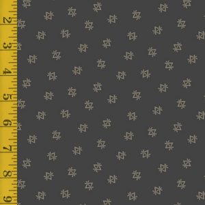 Andover Fabrics Ranch Hand Brand Black Angus - Black - 25-1367
