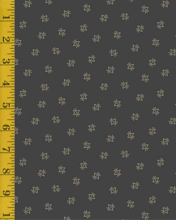 Andover Fabrics Ranch Hand Brand Black Angus - Black - 25-1367