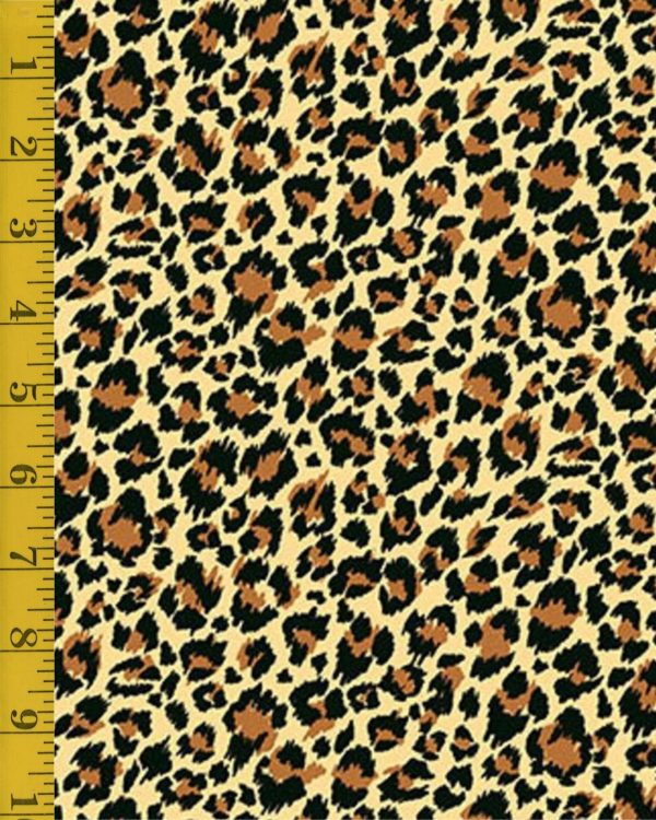 Andover Fabrics Around the World Leapard - Natural - 25-1373