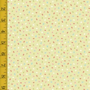 Andover Fabrics Welcome Spring Eggs - Green (looks buttery yellow) - 25-1378