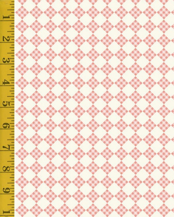Andover Fabrics Welcome Spring Plaid - Pink - 25-1385