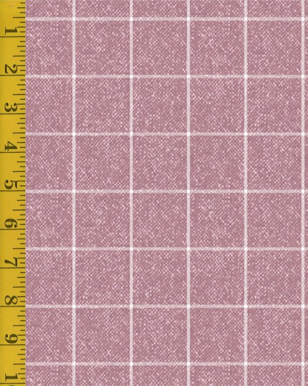Benartex A Wooly Garden: Wooly Window - Pink #25-4725