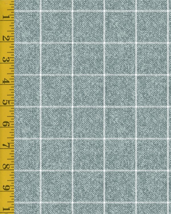 Benartex A Wooly Garden: Wooly Window - Aquamarine #25-4726