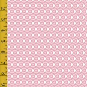 Benartex Adorable Alphabet: Snuggle Diamond - Rose #25-4750