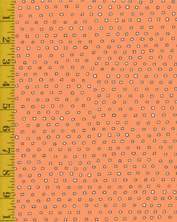 Qt Fabrics Pixie: Square Dot Blender - Apricot #25-6535