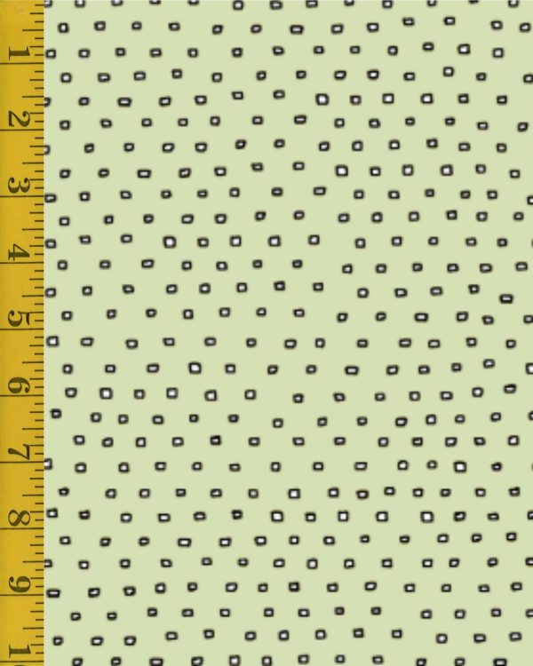 Qt Fabrics Pixie: Square Dot Blender - Green Tea #25-6537