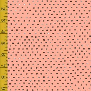 Qt Fabrics Pixie: Square Dot Blender - Salmon #25-6538