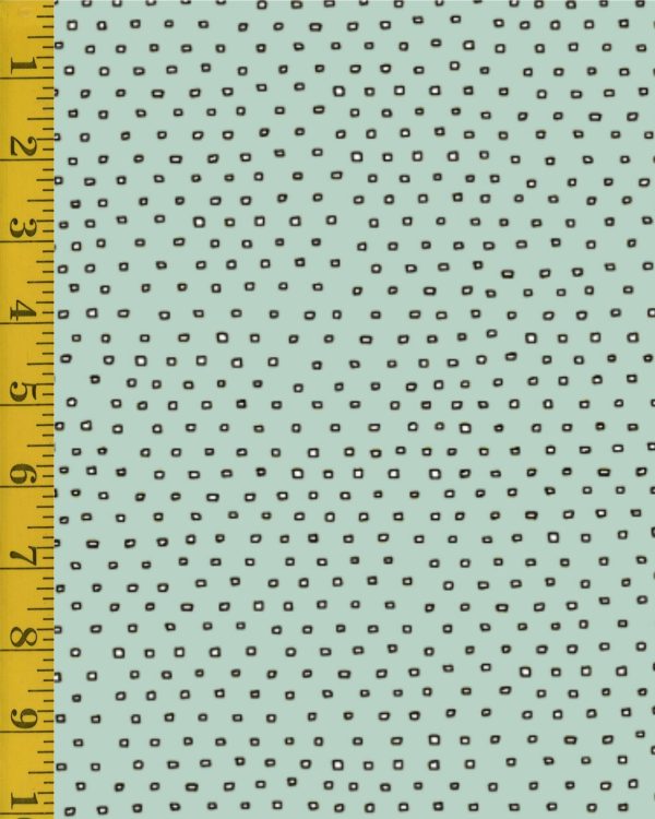 Qt Fabrics Pixie: Square Dot Blender - Dusty Aqua #25-6539