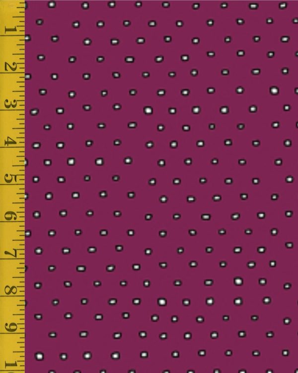Qt Fabrics Pixie: Square Dot Blender - Plum #25-6541
