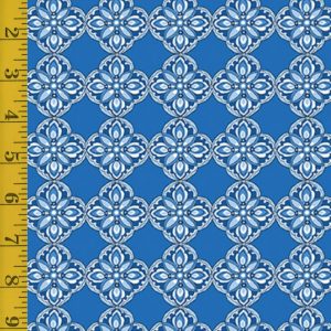 Benartex Fabrics Bluesette: Diamond Medallion - Ocean Blue - 25-4768