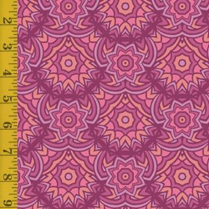 Andover Fabrics At Days End: Terraced Setting Sun - Pink - 25-1398