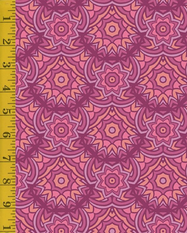 Andover Fabrics At Days End: Terraced Setting Sun - Pink - 25-1398