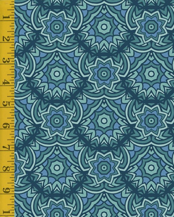 Andover Fabrics At Days End: Terraced Grassy Fields - Green - 25-1400