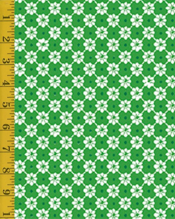 Quilting Treasures Paisley Punch: Small Floral - Green - 25-6552