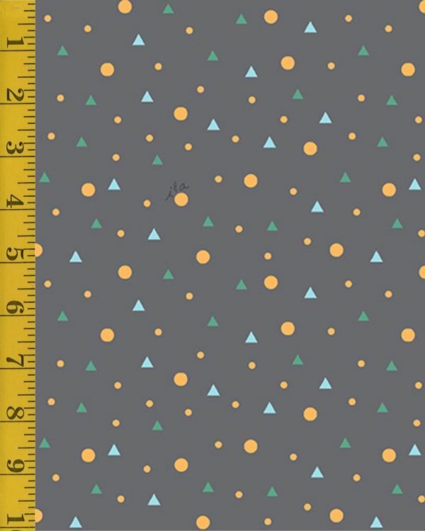 Quilting Treasures Winter Forest Friends: Circles and Triangles - Putty - 25-6562