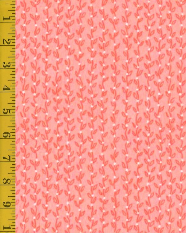 Quilting Treasures Twilight Garden: Vine Stripe Blender - Pink - 25-6570