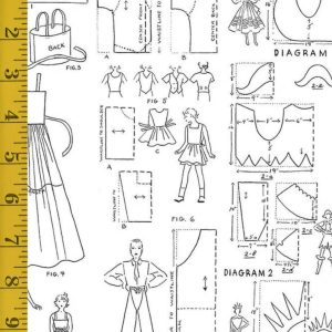 Riley Blake Designs Costume Maker's Act II - Costumes - White - 25-8525