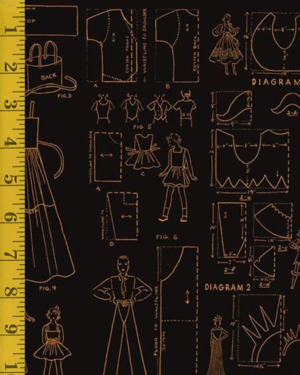 Riley Blake Designs Costume Maker's Act II - Costumes - Black - 25-8526