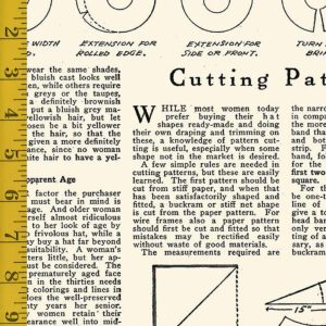 Riley Blake Designs Costume Maker's Act II - Hat How to Text - Cream - 25-8530