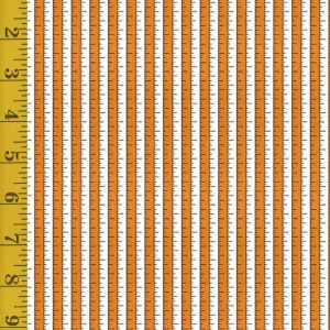 Riley Blake Designs Costume Maker's Act II - Tape Measure - Orange - 25-8537